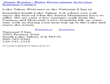 Tablet Screenshot of national9tahoe.com